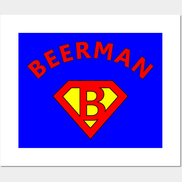 Beerman Wall Art by Florin Tenica